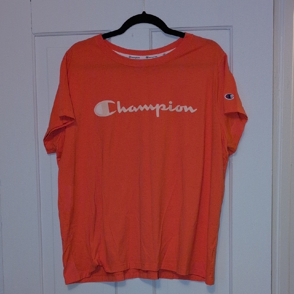 Champion Vibrant Orange Tee